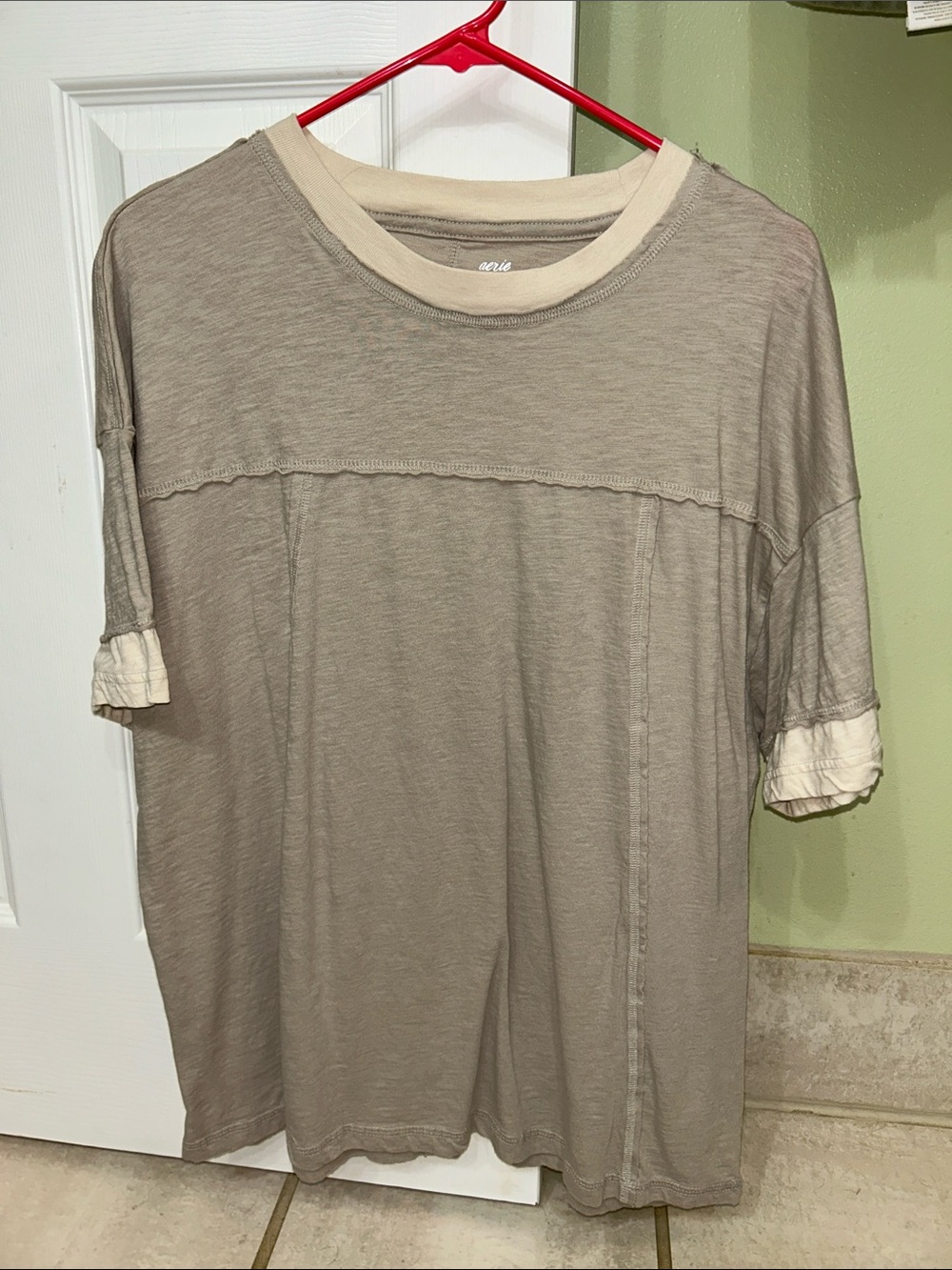 Aerie Crew Oversized Boyfriend Tee